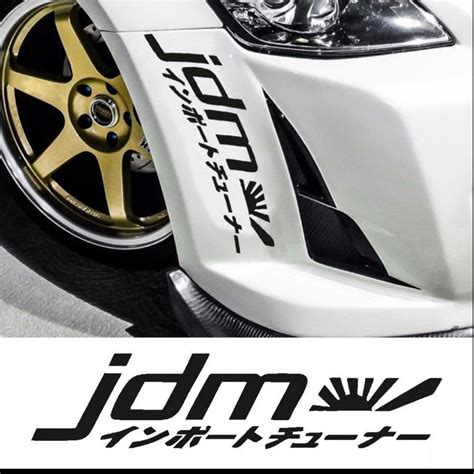 JDM Decal (Black), Car Accessories on Carousell