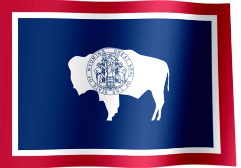 Flag of Wyoming (GIF) - All Waving Flags