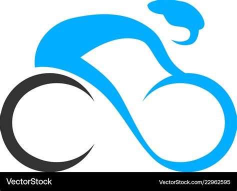 Bicycle bike logo Royalty Free Vector Image - VectorStock