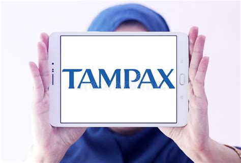 Tampax company logo editorial photography. Image of icons - 120061442