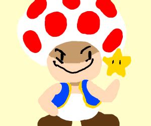 evil Toad from mario - Drawception