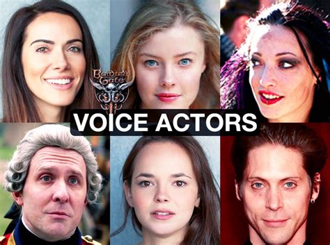 Baldur's Gate 3 Voice Actors, Cast of Characters - Voicing