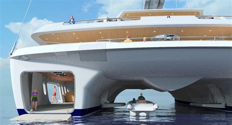 Luxury yacht SPECTRUM 52 concept - Beach Club — Yacht Charter ...