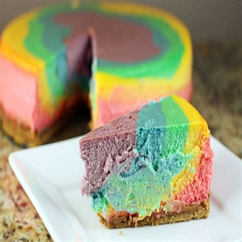 Rainbow Cheesecake