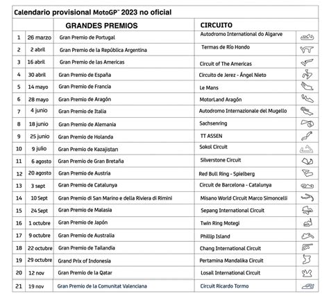 Photo entrer en collision missile calendário moto gp 2023 Élastique ...