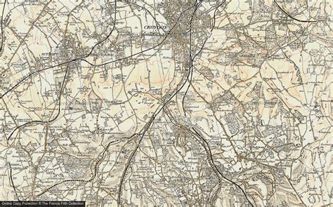 Historic Ordnance Survey Map of Purley, 1897-1902