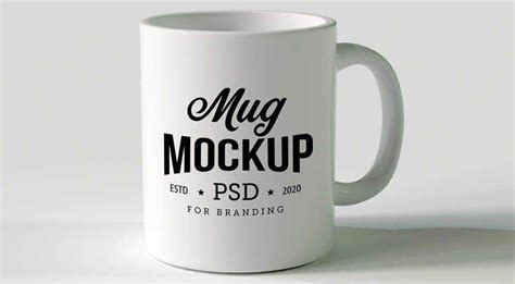 Coffee Mug Mockup Template Photoshop Free