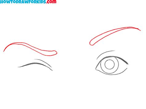 How to Draw a Winking Eye - Easy Drawing Tutorial For Kids