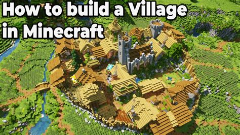 How to build an Awesome Village in Minecraft 1.15 Survival - YouTube