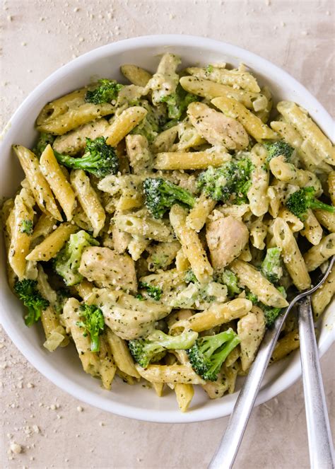 Pesto Chicken and Broccoli Pasta | Gimme Delicious