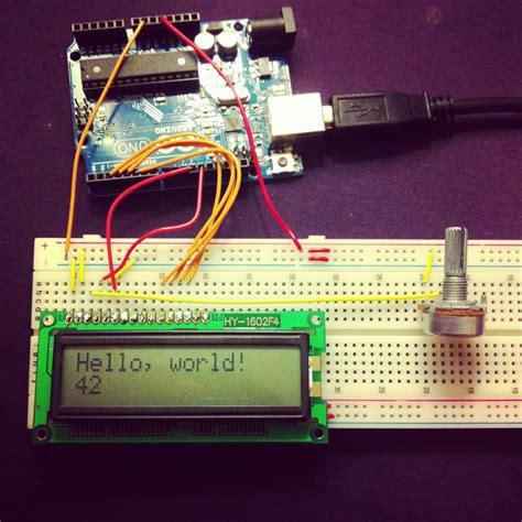 Arduino Projects No.1: LCD with potentiometer