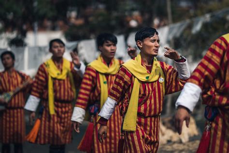 Traditional Bhutanese Dancers - Andrew Studer