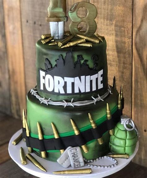 10 Ideas para un Pastel de Cumpleaños de Fortnite - decoracion para fiestas