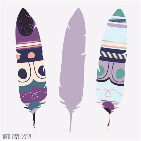 3 Feathers on Behance