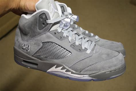 ShoeAffliction: AIR JORDAN 5 RETRO WOLF GREY