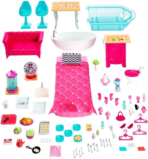 Super Casa De Bonecas Da Barbie Dream House Brinquedo - R$ 1.537,00 em ...