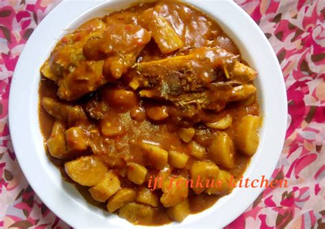 Unripe plantain pottage Recipe by Ifi Fenkus Kitchen - Cookpad