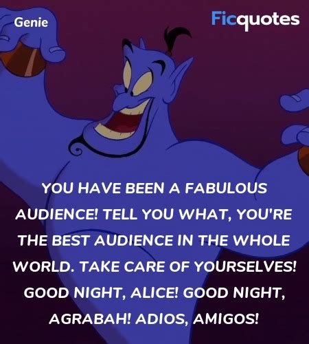 Genie Quotes - Aladdin (1992)