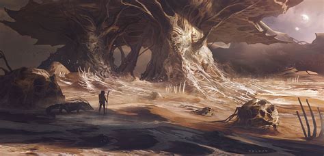 Alien world - Desert by Roldan Space Fantasy, Fantasy World, Fantasy ...