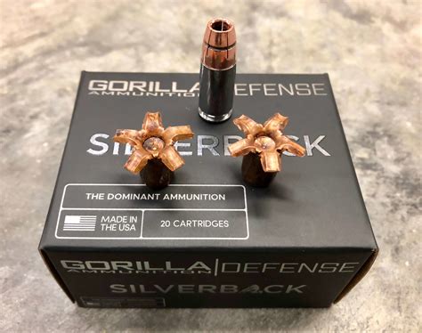 Gorilla Silverback 9MM 135gr, Self Defense, 20 Round Box - Subsonic ...