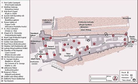 Prague Castle Map - The Job Letter 9F7