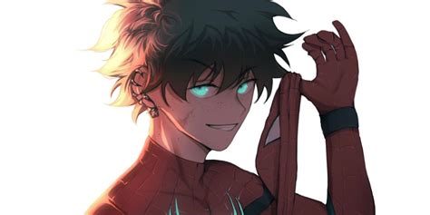 My Hero Academia's Deku Becomes Spider-Man in Amazing Fan Art