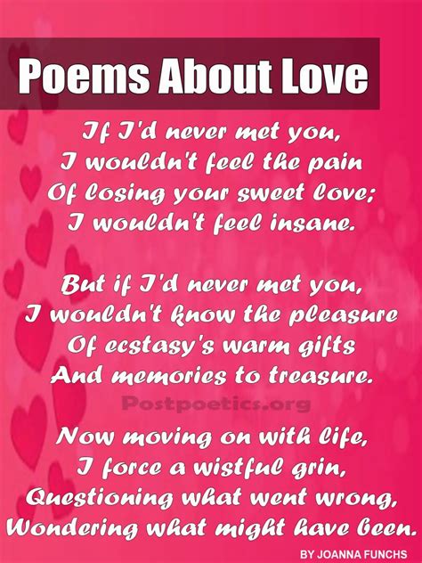 Sweet Romantic Love Poems For Her / Him From The Heart