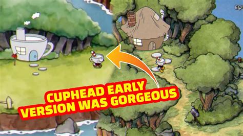 Cuphead first Early Map vs Finished Map - YouTube