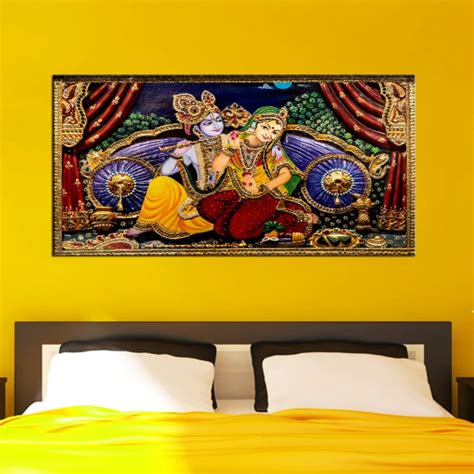 Radha Krishna Painting Radha Krishna Wall Art Krishna Radha - Etsy