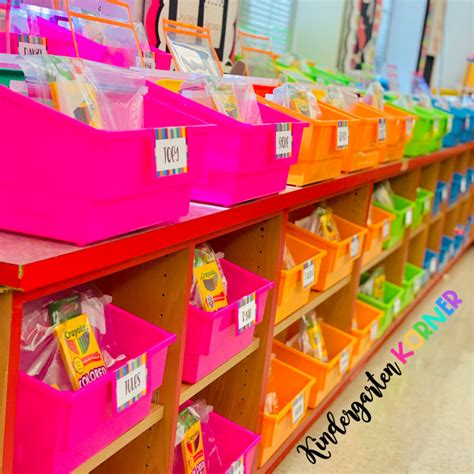 Classroom Organization Ideas for Kindergarten - Kindergarten Korner - A ...