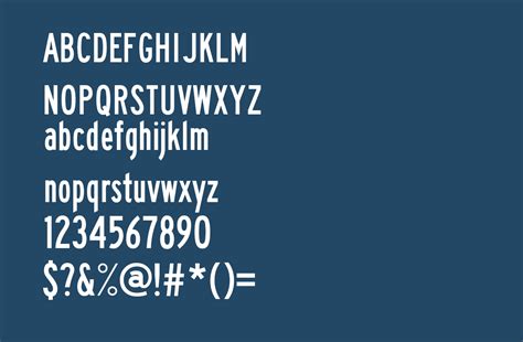 Highway Gothic Condensed Font - Free Font Download