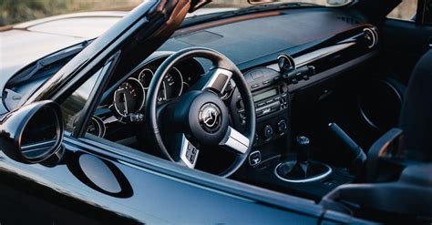 Interior of a Modern Mazda MX-5 · Free Stock Photo