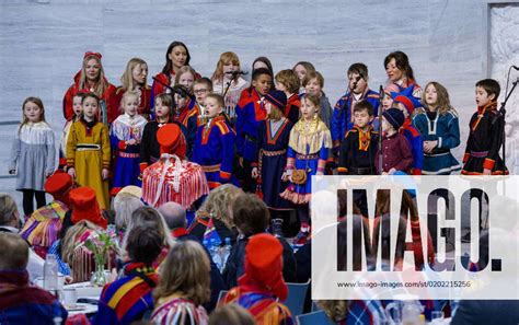 Sami National Day Oslo 20230206 Children from Oslo Sami school sing at ...