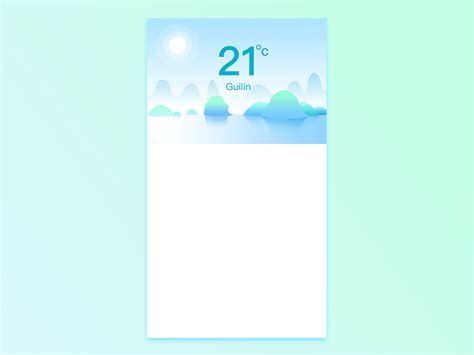 Sunny-Weather by Happy Bird on Dribbble