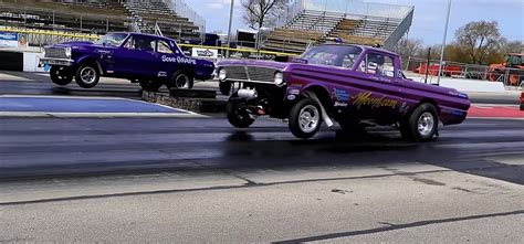 Ford Ranchero and Chevy Nova Gassers Line Up for Classic Drag Race ...