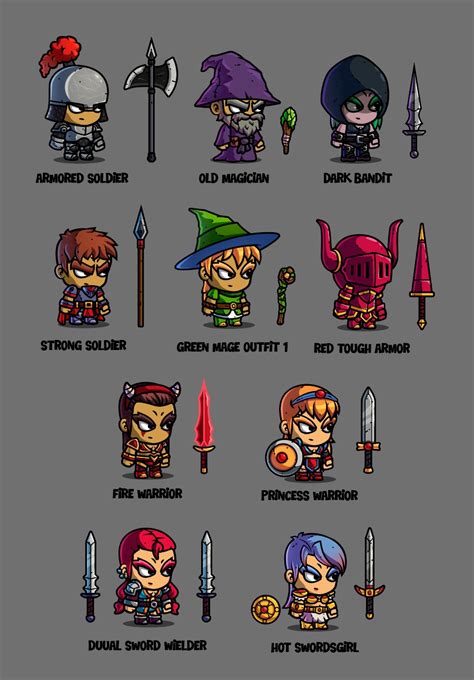 RPG Character Pack 5 | Game Art Partners