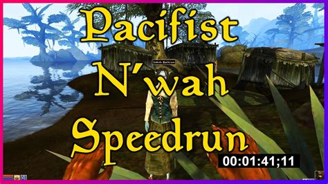 Morrowind : N'wah Speedrun (Pacifist, Glitchless) Any% WR (1:41;11 ...