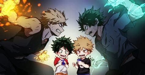 2665x1395 Katsuki Bakugou and Izuku Midoriya Imágen de fondo de ...