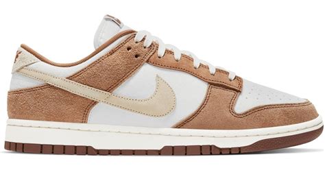 Nike Dunk Low Retro Premium Sneakers in Natural for Men | Lyst