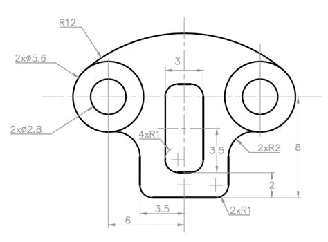 60 AutoCAD practice drawings with PDF eBook