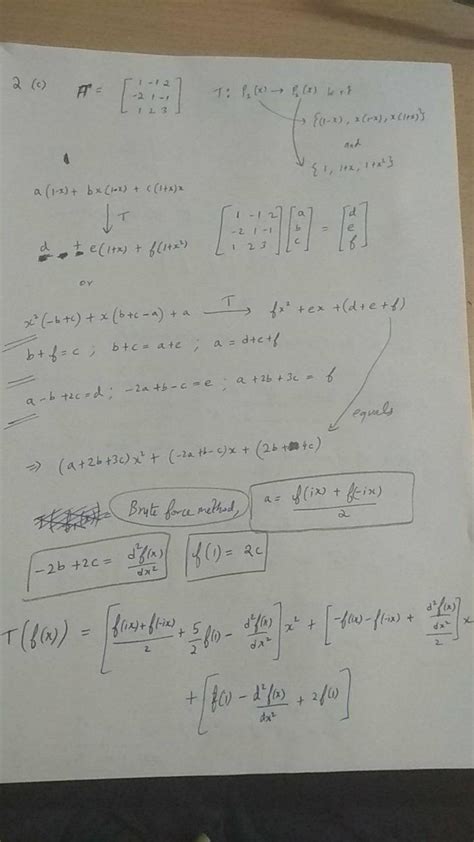 matrices - Find the Linear transformation from the Matrix ...