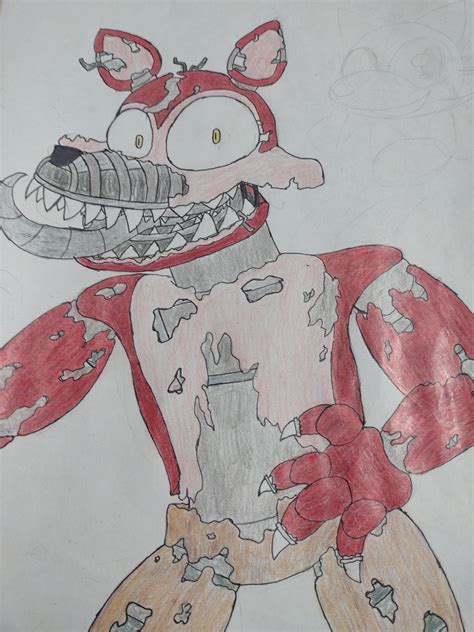 Nightmare Foxy [FNAF Fanart] by EmmanuellaBella21 on DeviantArt