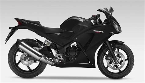 Black Honda CBR 350 Motorcycle