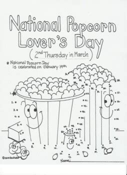 National Popcorn Lover's Day Activities by NoodlzArt | TpT