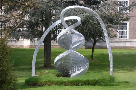 DNA double helix sculpture (2005, Charles Jencks) | Clare Co… | Flickr