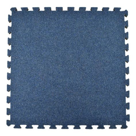 Greatmats Royal Blue Carpet Velour Plush 10 ft. x 10 ft. x 5/8 in ...