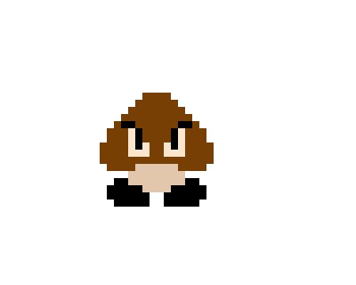 Goomba pixel art