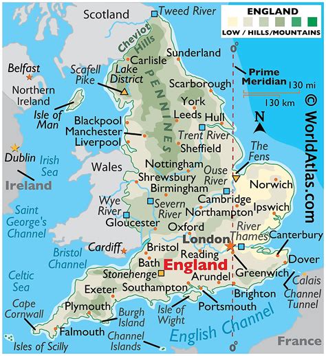 England Maps & Facts - World Atlas