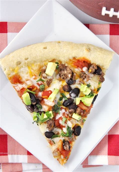 Black Bean Nacho Pizza Recipe: A Superbowl Touchdown! - Savor The Thyme ...