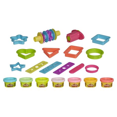 Play-Doh Makin' Shapes Kit for Kids 3 Years and Up with 7 Non-Toxic ...